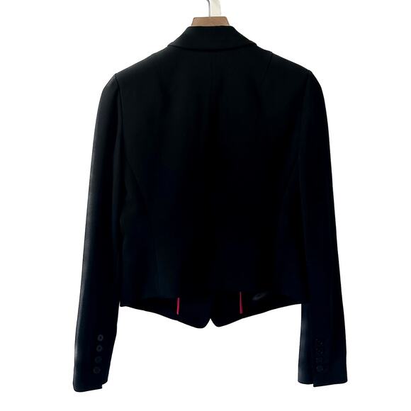 MILLY Ponte Blazer Jacket Black Size S - Picture 3 of 9